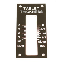 Manesty Tablet Thickness Scale | 6483510
