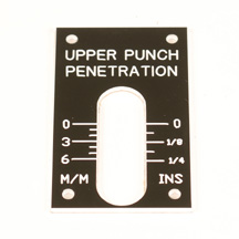 Manesty Upper Punch Penetration Scale | 6483530