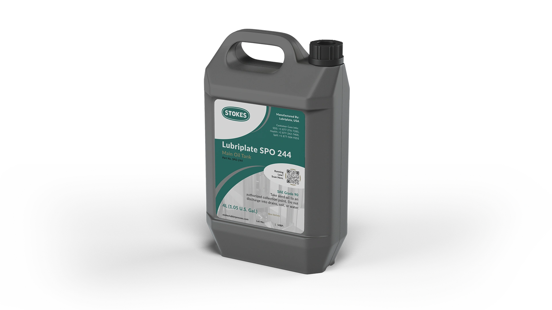 Lubriplate SPO 244 Main Oil Tank